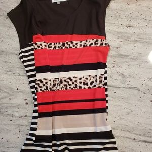 Calvin Klein top leopard